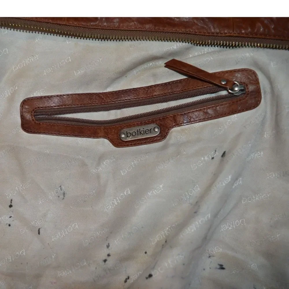 Botkier No 13 Lambskin Soft hobo Satchel Zipper Bag with no strap